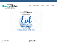 Tablet Screenshot of dawoodi-bohras.org.uk